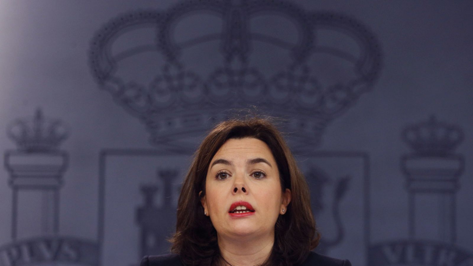 La vicepresidenta del Gobierno, Soraya Sáenz de Santamaría