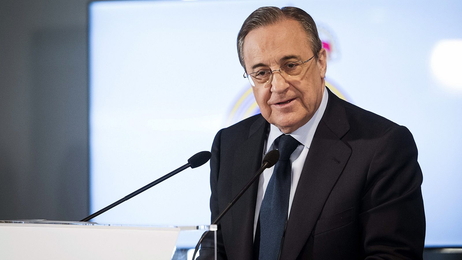 Florentino Pérez en un acto intsitucional
