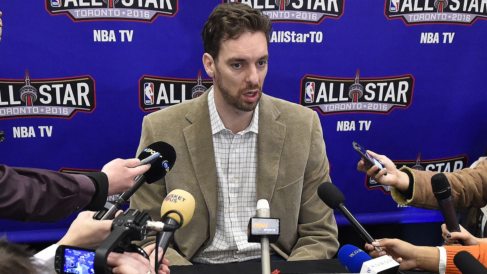 Gasol, en la rueda de prensa del All Star