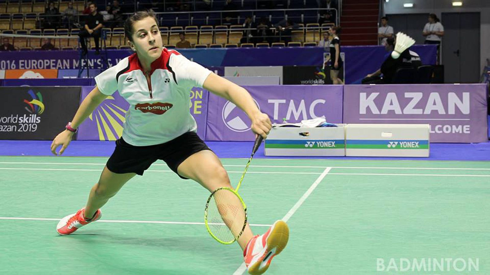 Carolina Marín en el Europeo de Kazán