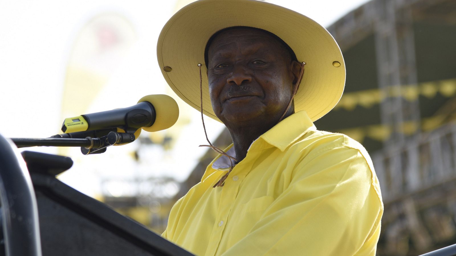 El presidente de Uganda, Yoweri Museveni