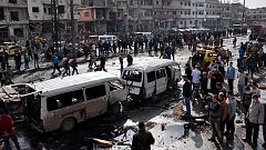 Más de un centenar de muertos en una ola de atentados en Siria, que se desangra mientras se busca una tregua