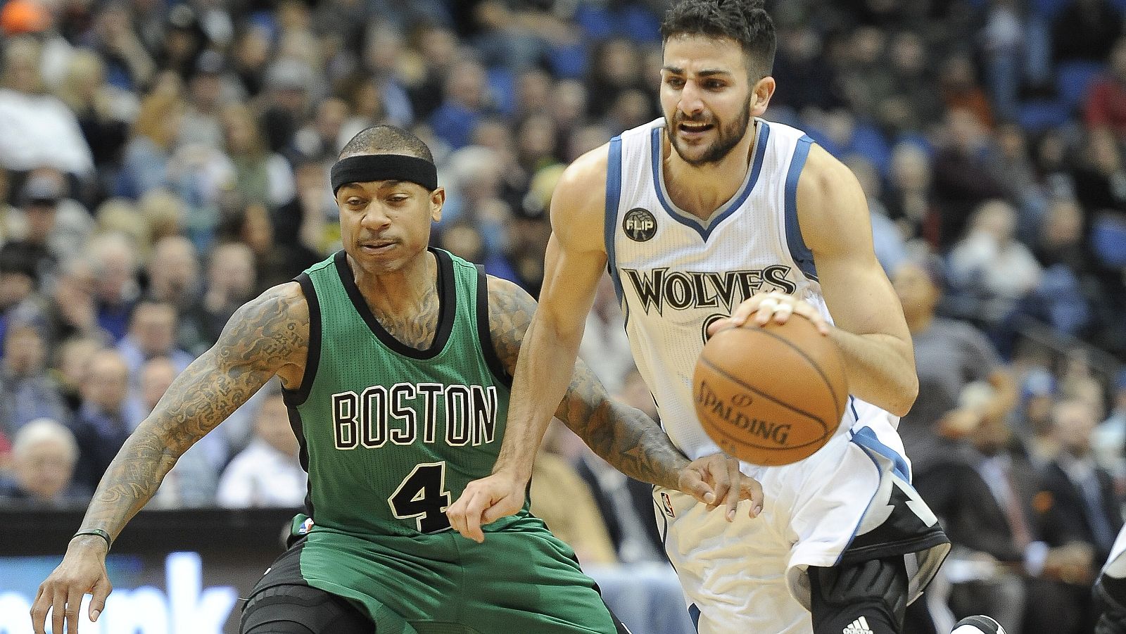 Ricky Rubio supera a Isaiah Thomas