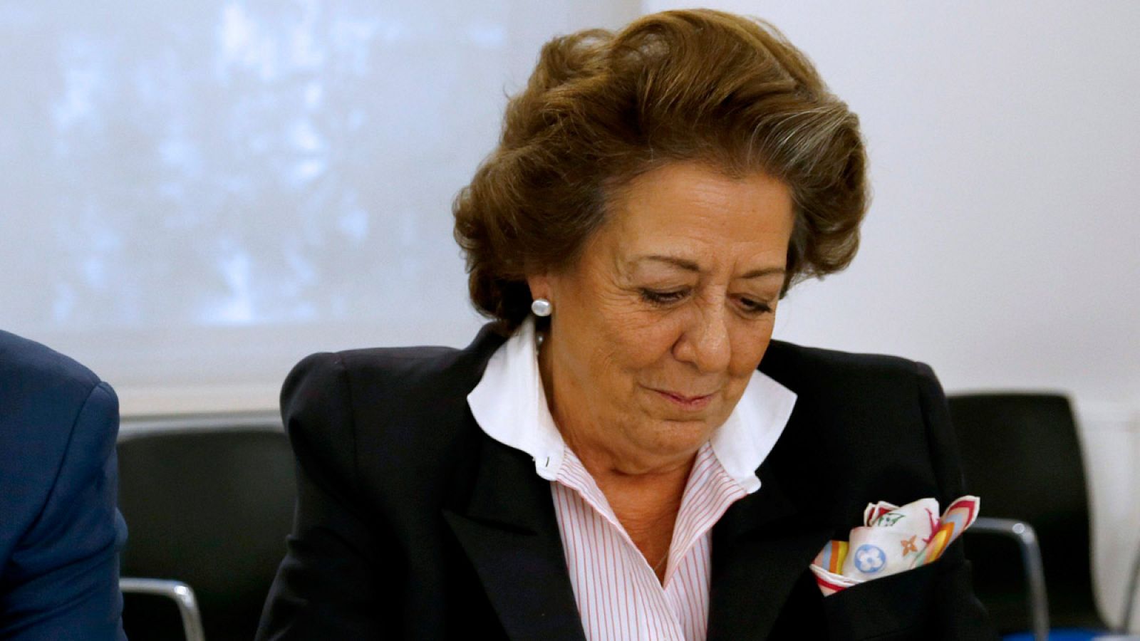 La senadora y exalcaldesa de Valencia Rita Barberá