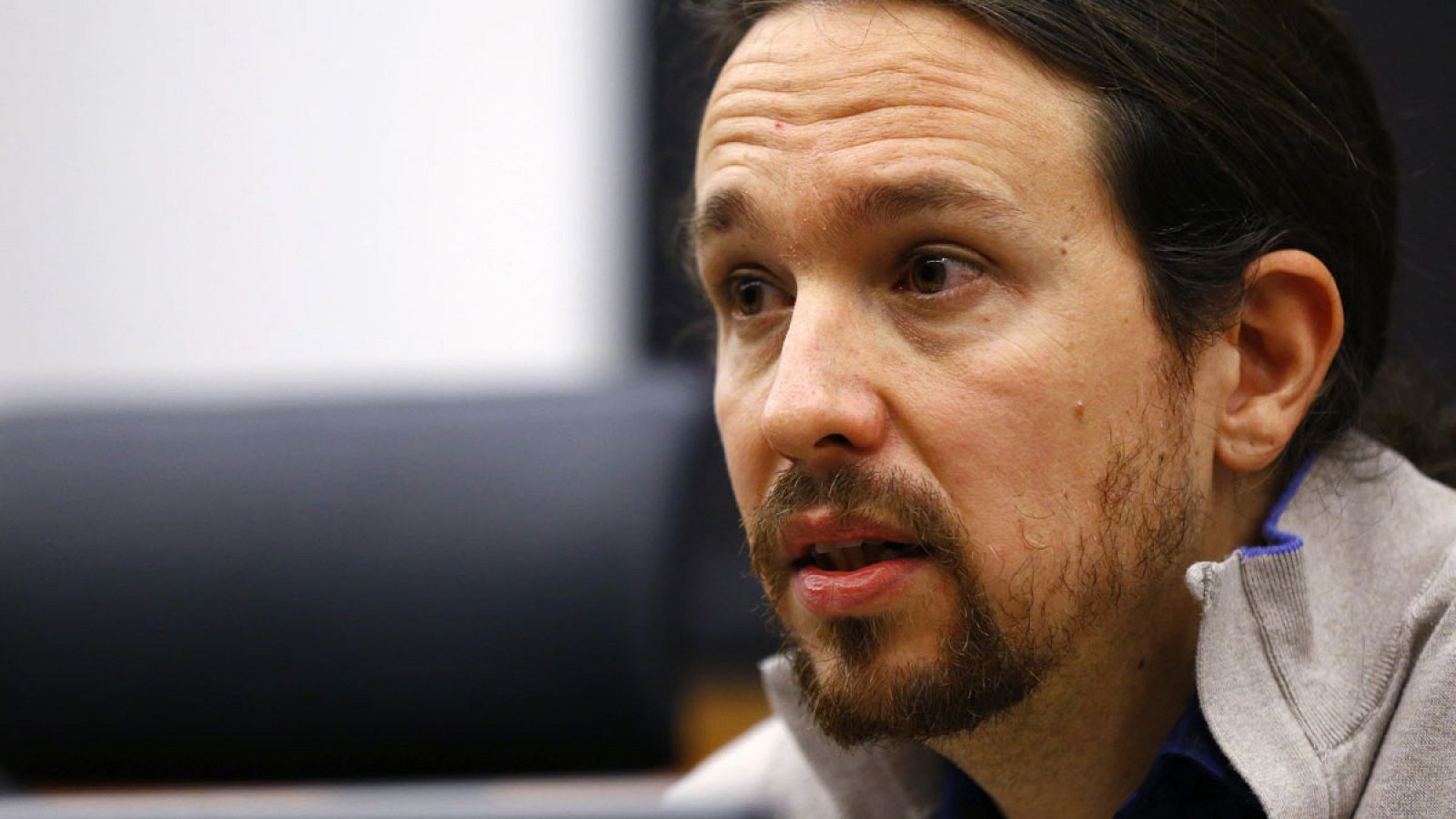 El líder de Podemos, Pablo Iglesias