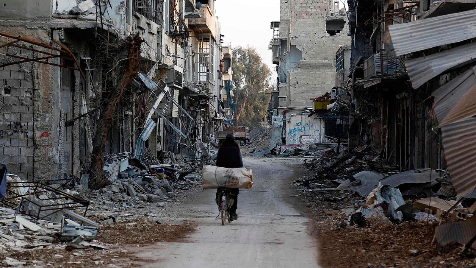 Barrio sirio de Jobar, en las afueras de Damasco