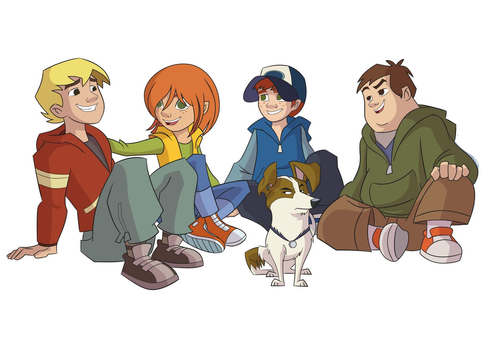 Charly, Estefi, Rabanito, Fred y Precioso, nuevos amigos de Clan