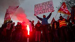 Siete sindicatos franceses convocan una gran protesta contra la reforma laboral que prepara el Gobierno