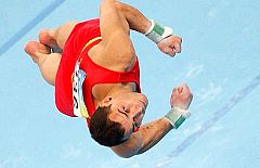 La barra le cuesta a España la final por equipos de gimnasia masculina