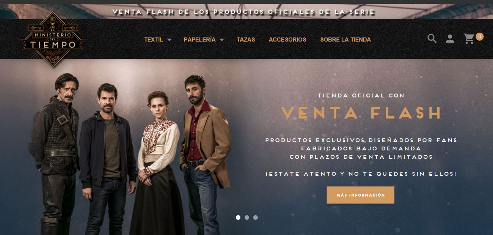 La tienda oficial del merchandising de 'El Ministerio del Tiempo'