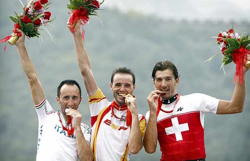 Samuel Sánchez, primer oro de España en Pekín