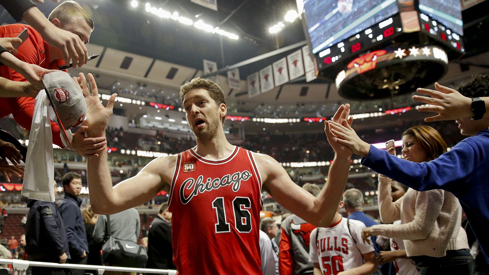 Pau Gasol, decisivo en la victoria de los Bulls