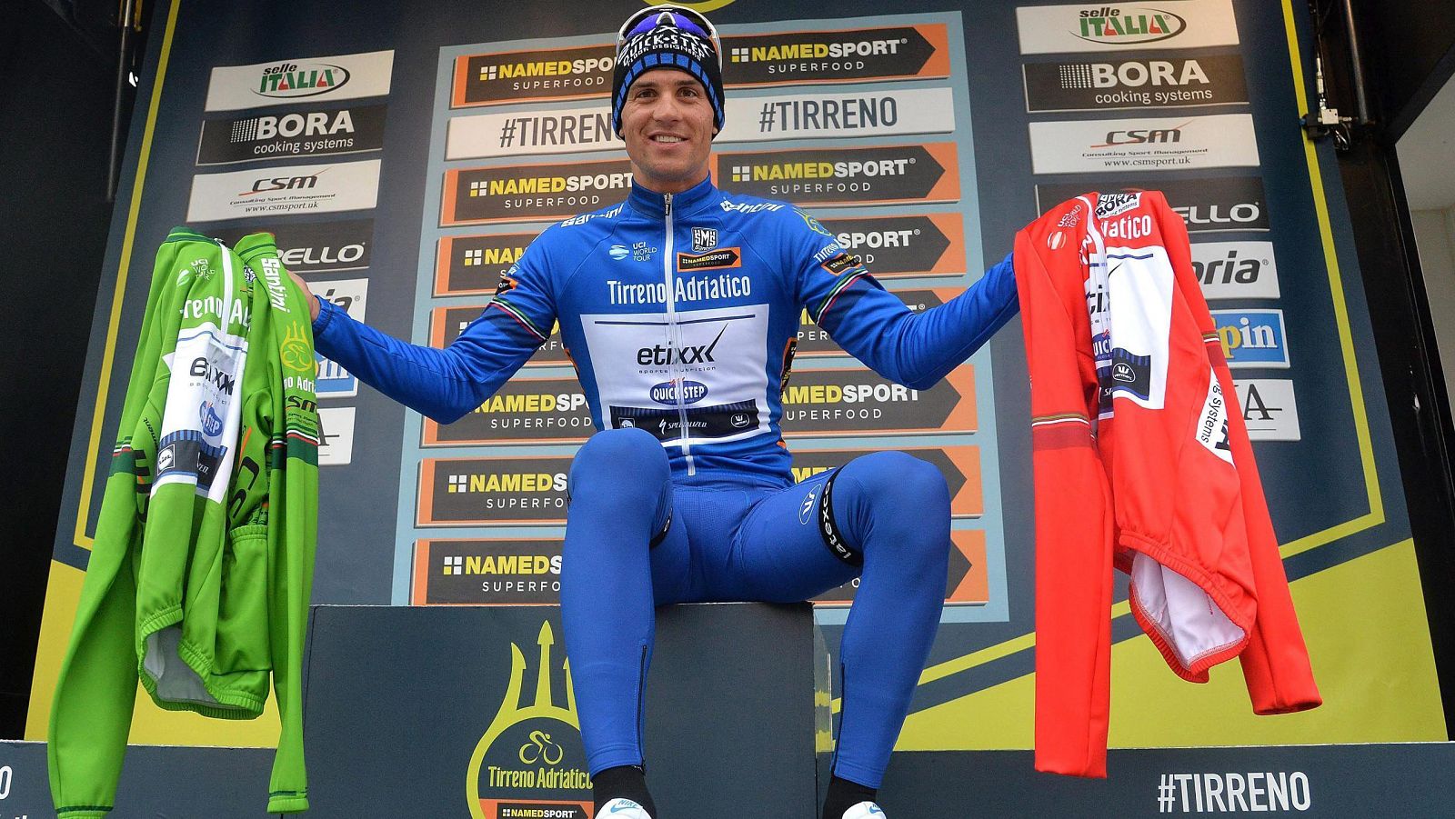 El checho Zdenek Stybar, líder de la Tirreno-Adriático