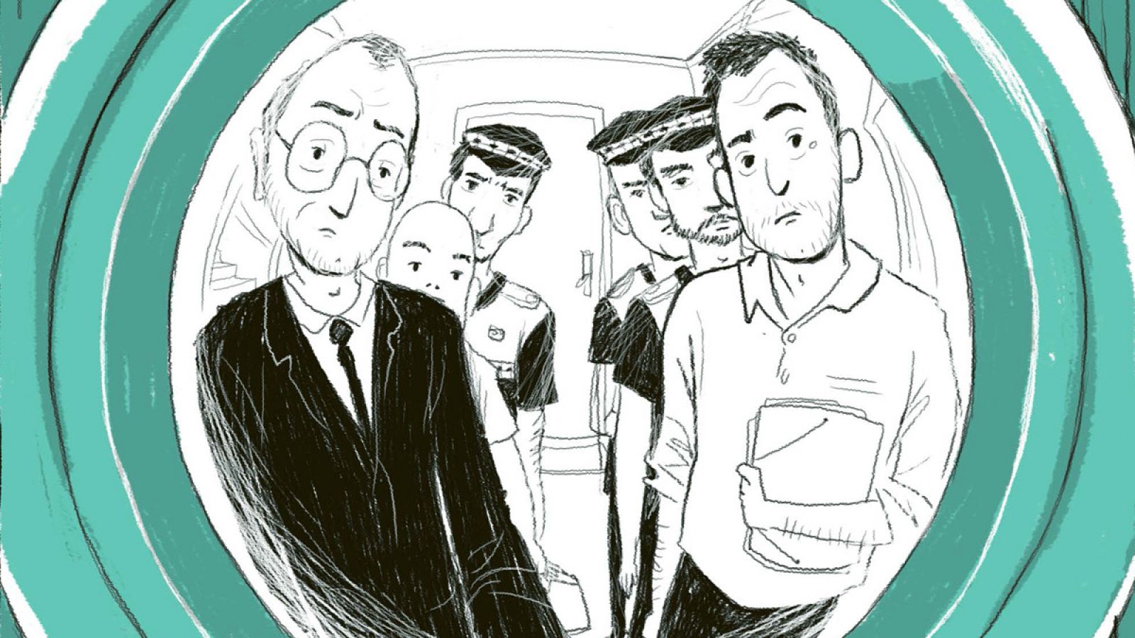 Fragmento de una página de 'Aquí vivió'