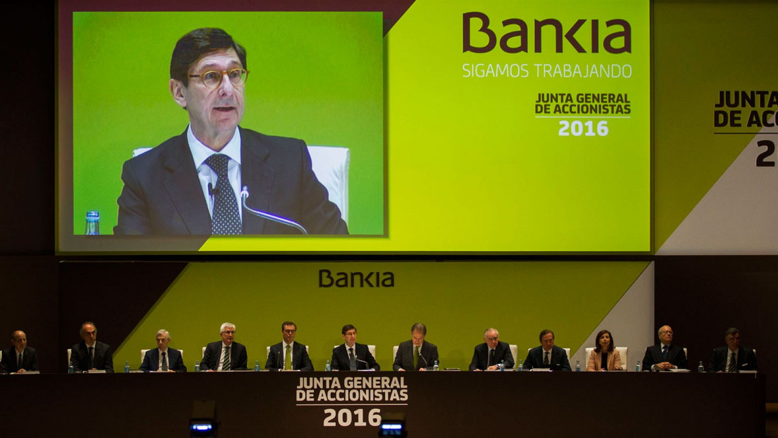 Goirigolzarri preside la Junta de Accionistas de Bankia