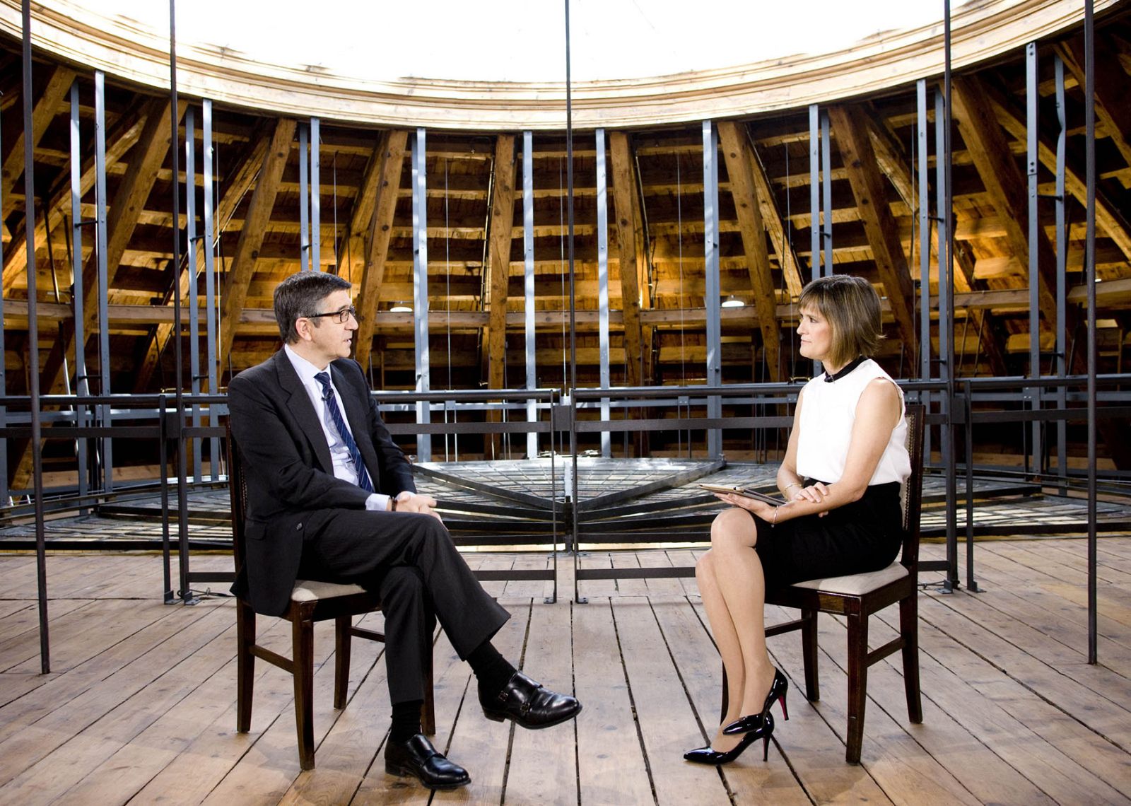 Diana Arias entrevista este sábado a Patxi López