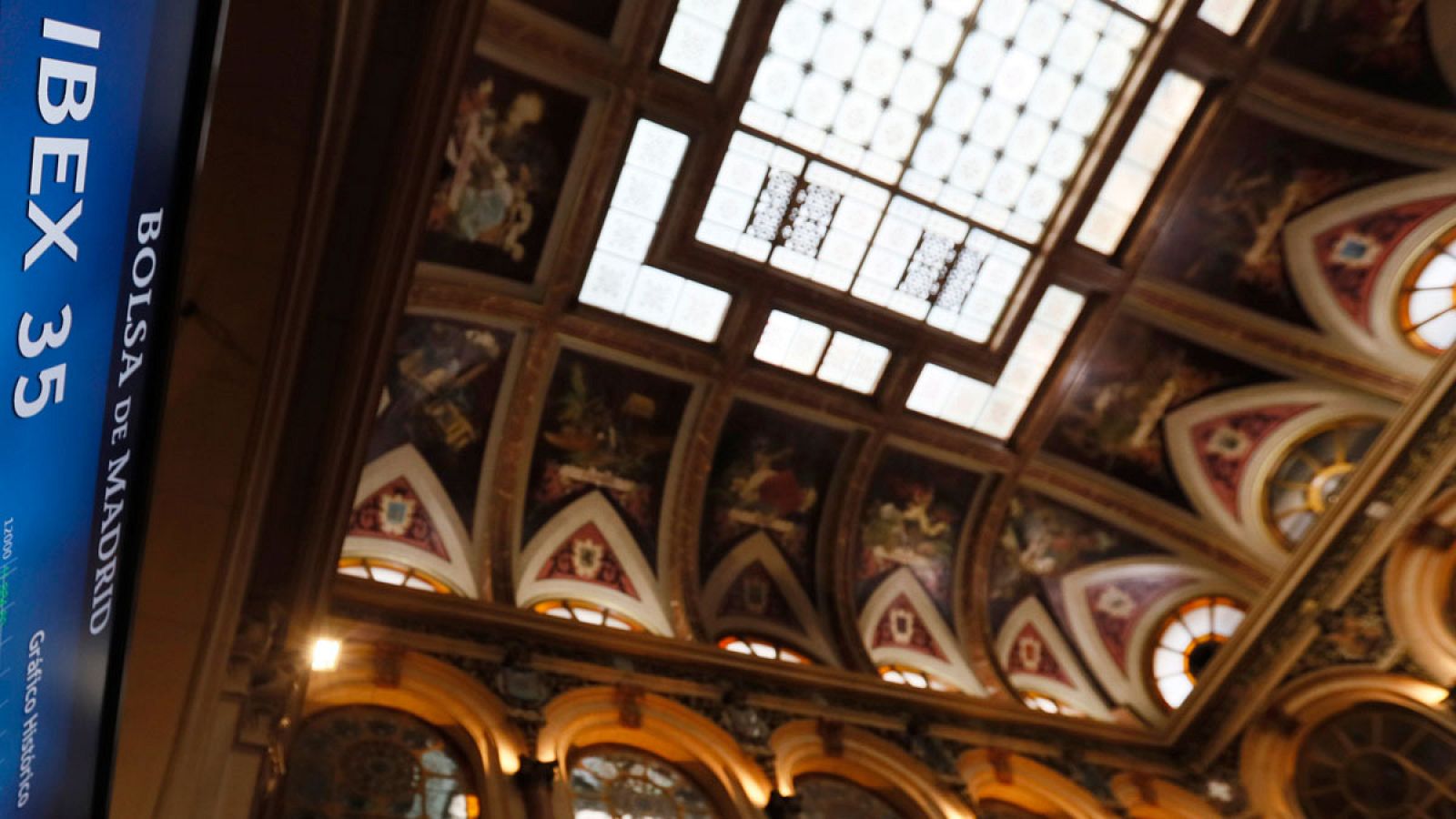 Interior del Palacio de la Bolsa de Madrid