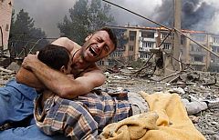 Se endurecen los combates en Georgia y la OTAN acusa a Rusia de un uso excesivo de la fuerza