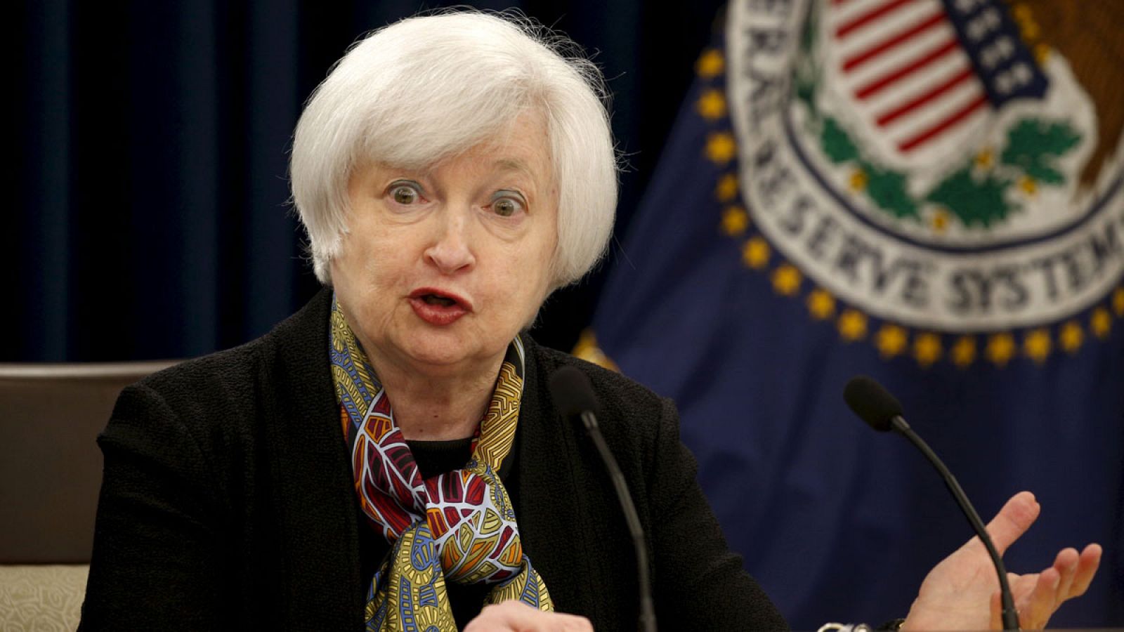 La presidenta de la Reserva Federal, Janet Yellen