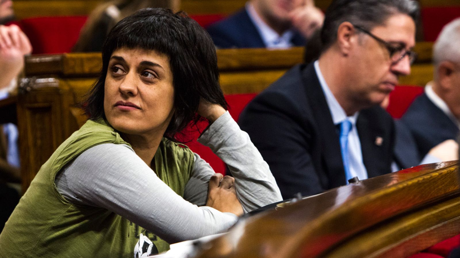 La diputada de la CUP Anna Gabriel.