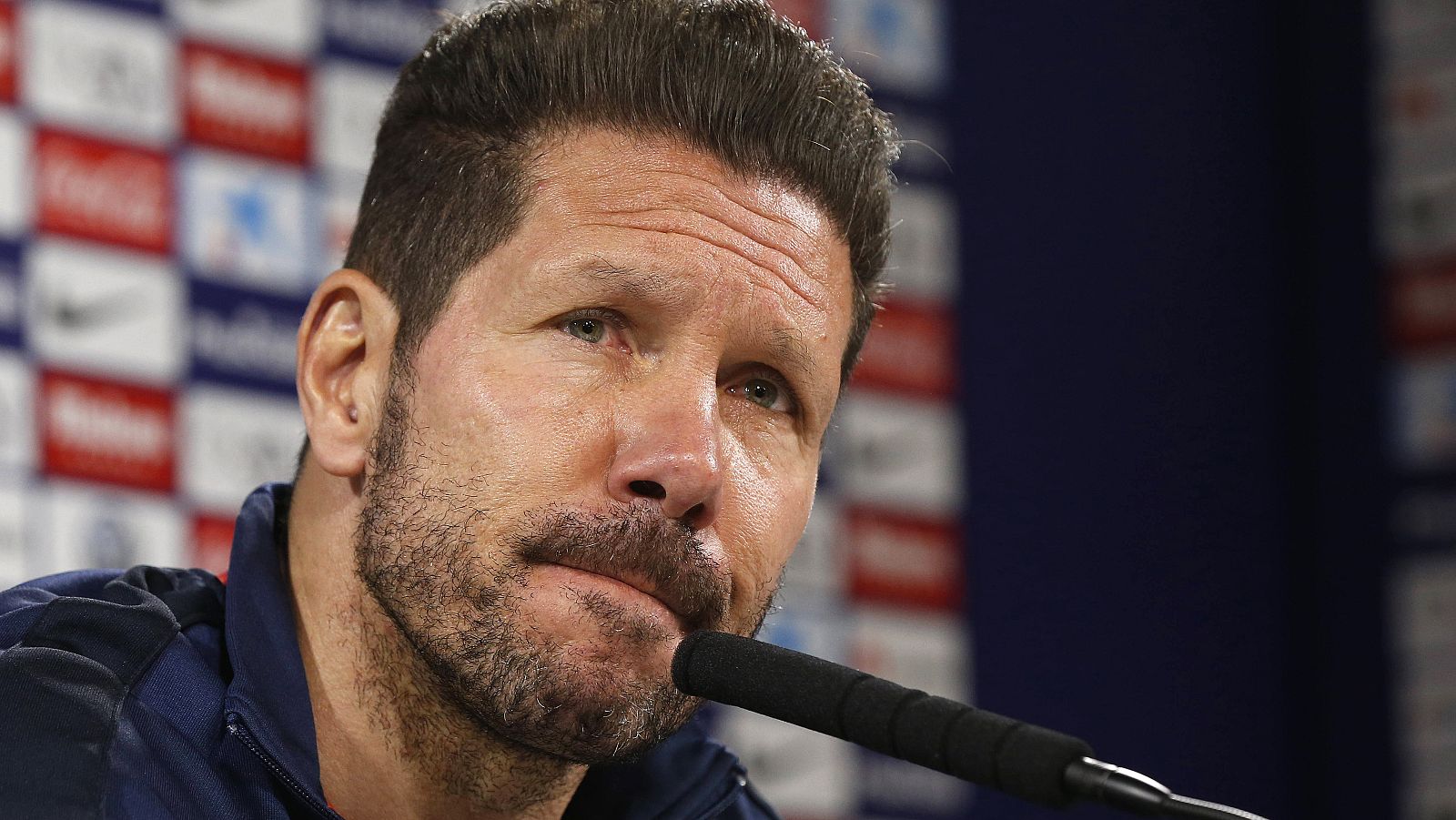 Diego Simeone, en rueda de prensa