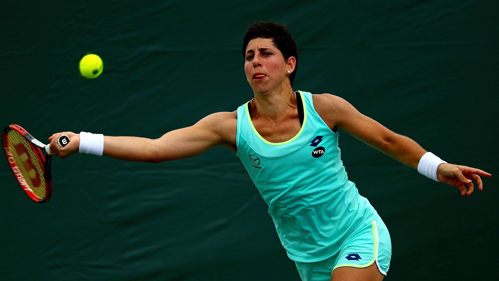 Carla Suárez se sale del 'Top 10' tras su tropiezo  en Miami