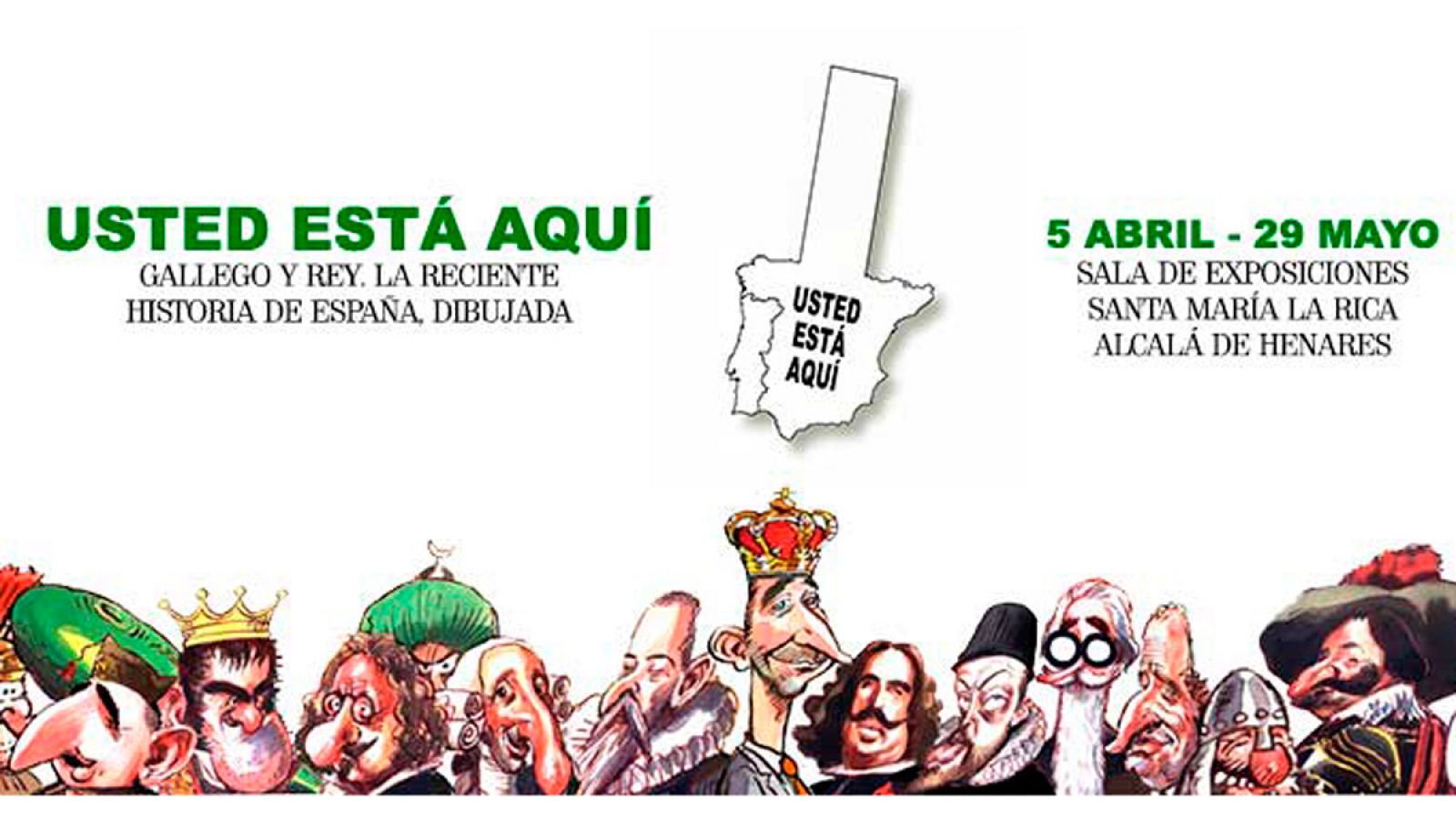 Cartel de la exposición de Gallego y Rey