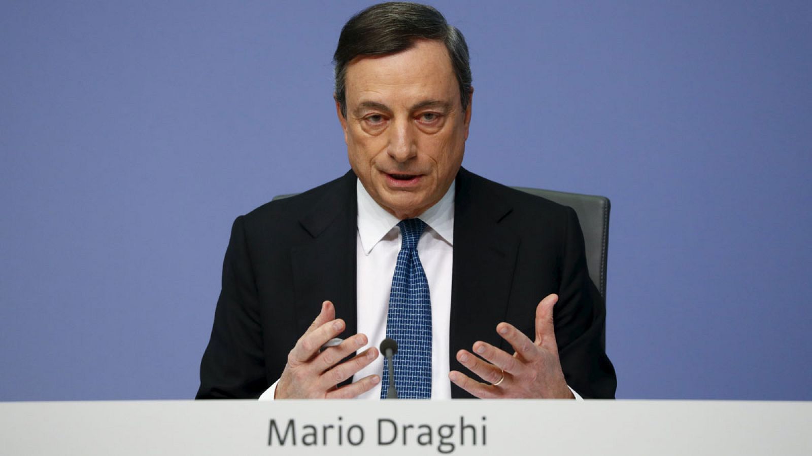 El presidente del BCE, Mario Draghi