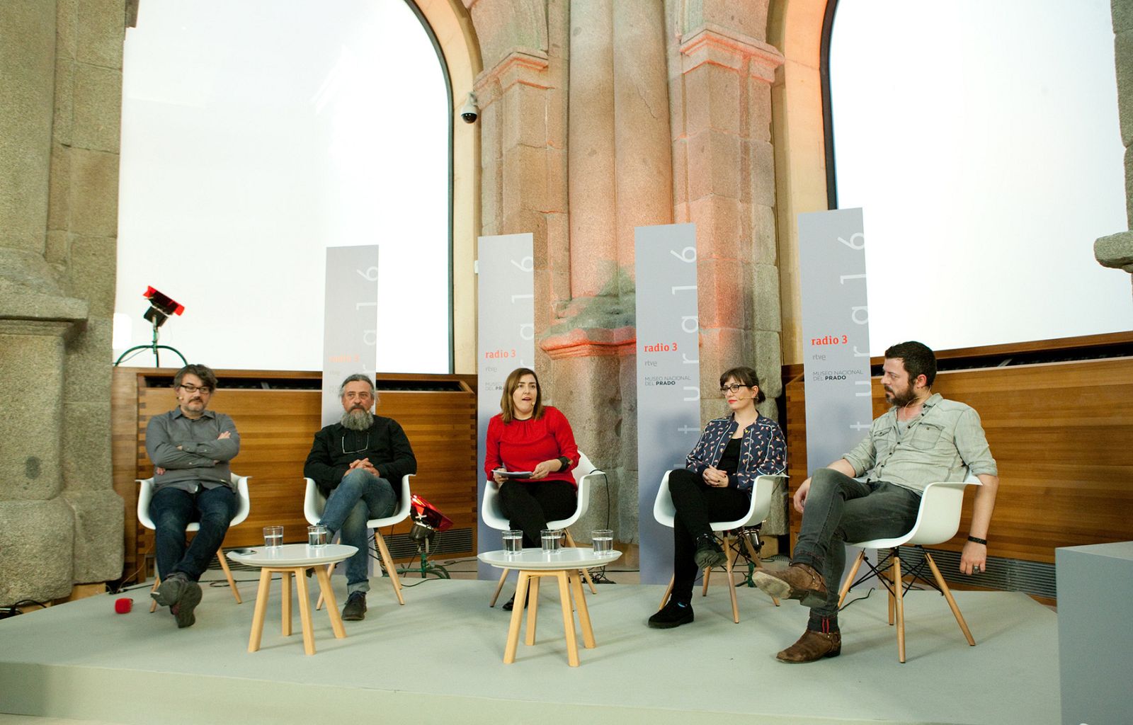 De izquierda a derecha: Santiago García, Francesc Capdevila 'Max', Laura Barrachina, Ana Galvañ y David Rubín