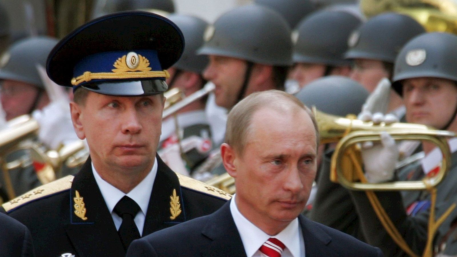 El presidente ruso, Vladímir Putin, durante una parada militar