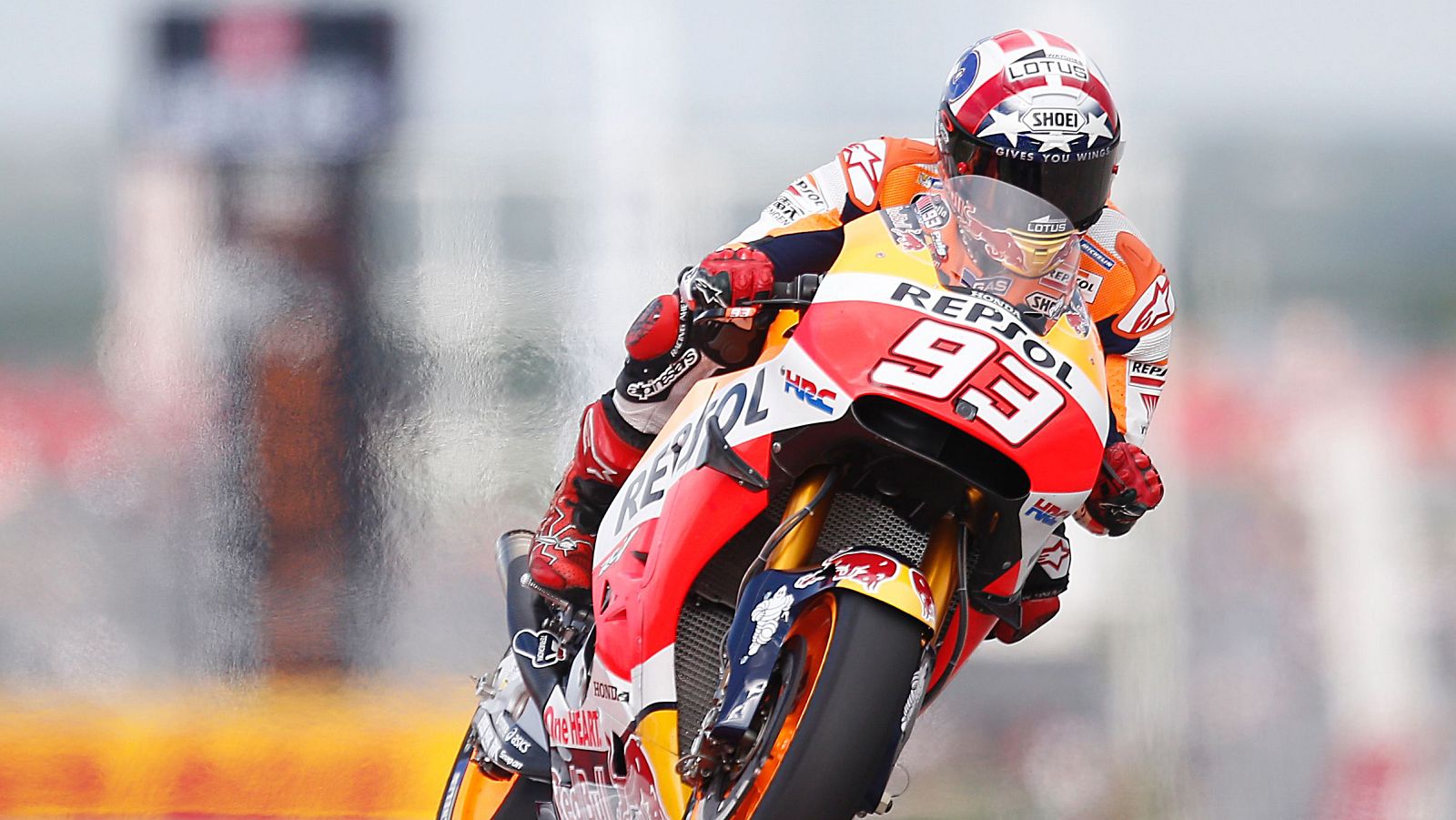 El piloto español Marc Márquez, rodando en el circuito de Austin