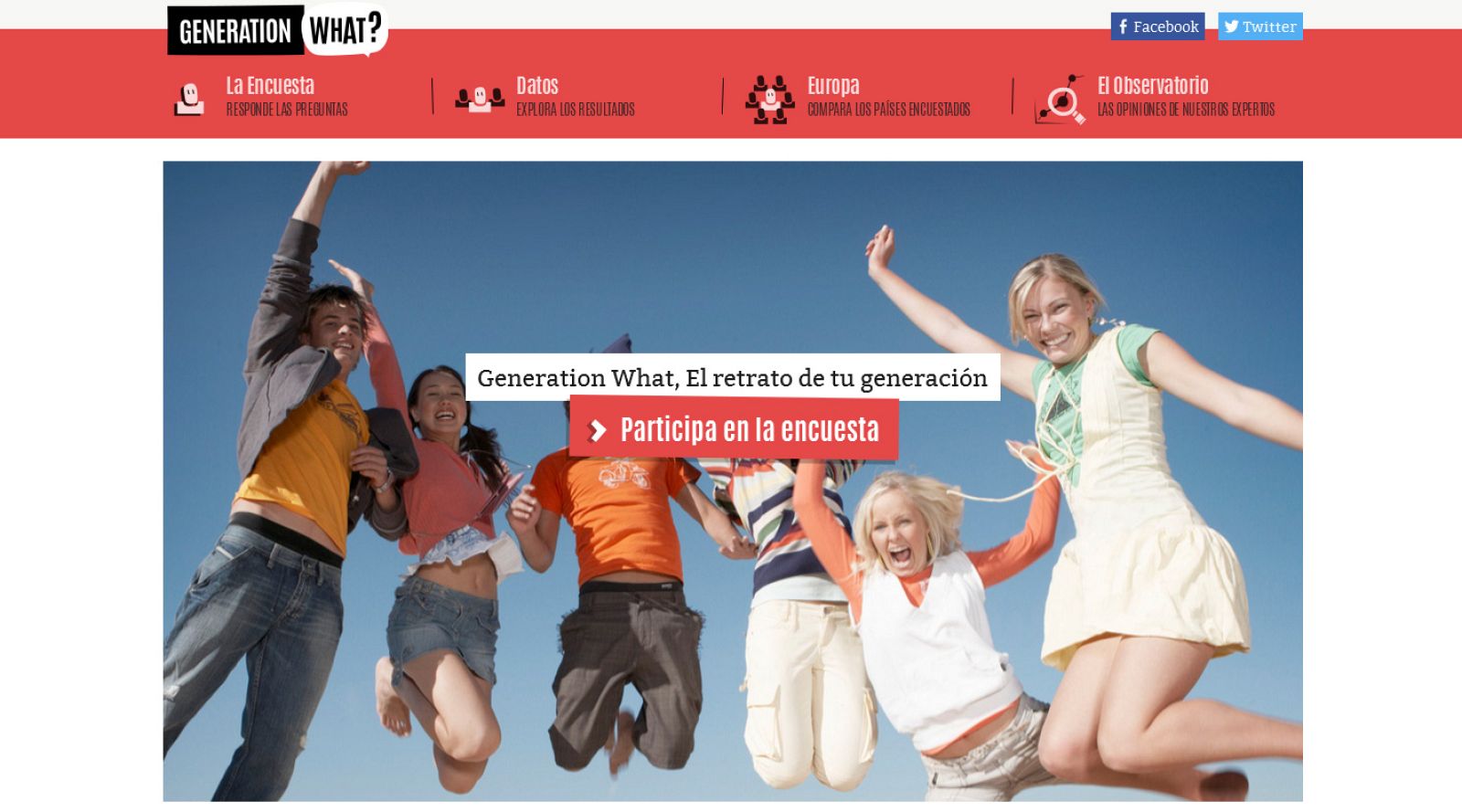 La macroencuesta está disponible en 'generation-what.rtve.es'