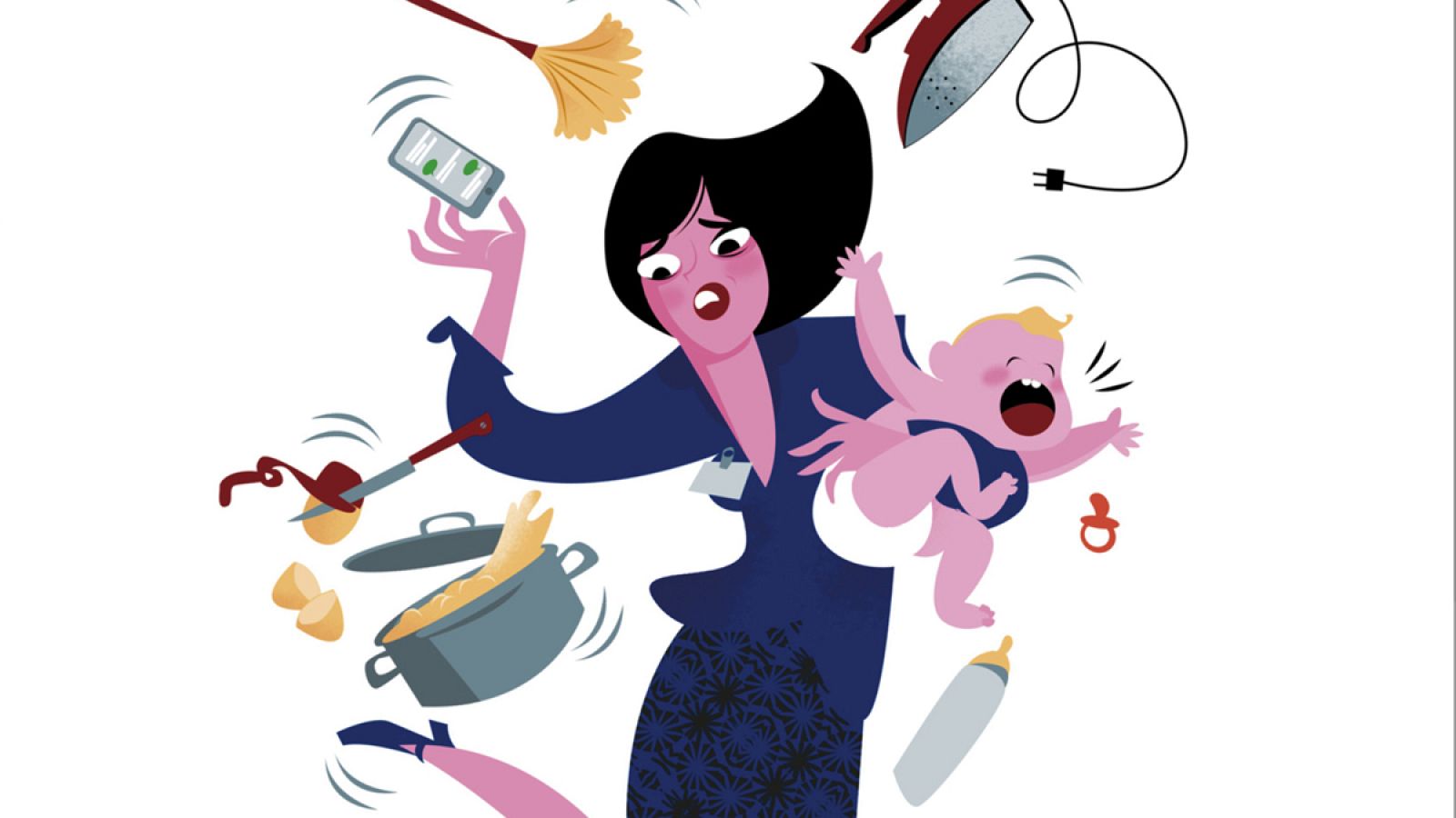 Fragmento de la portada de Madre in Spain (Plaza&Janés), de la Señorita Puri.