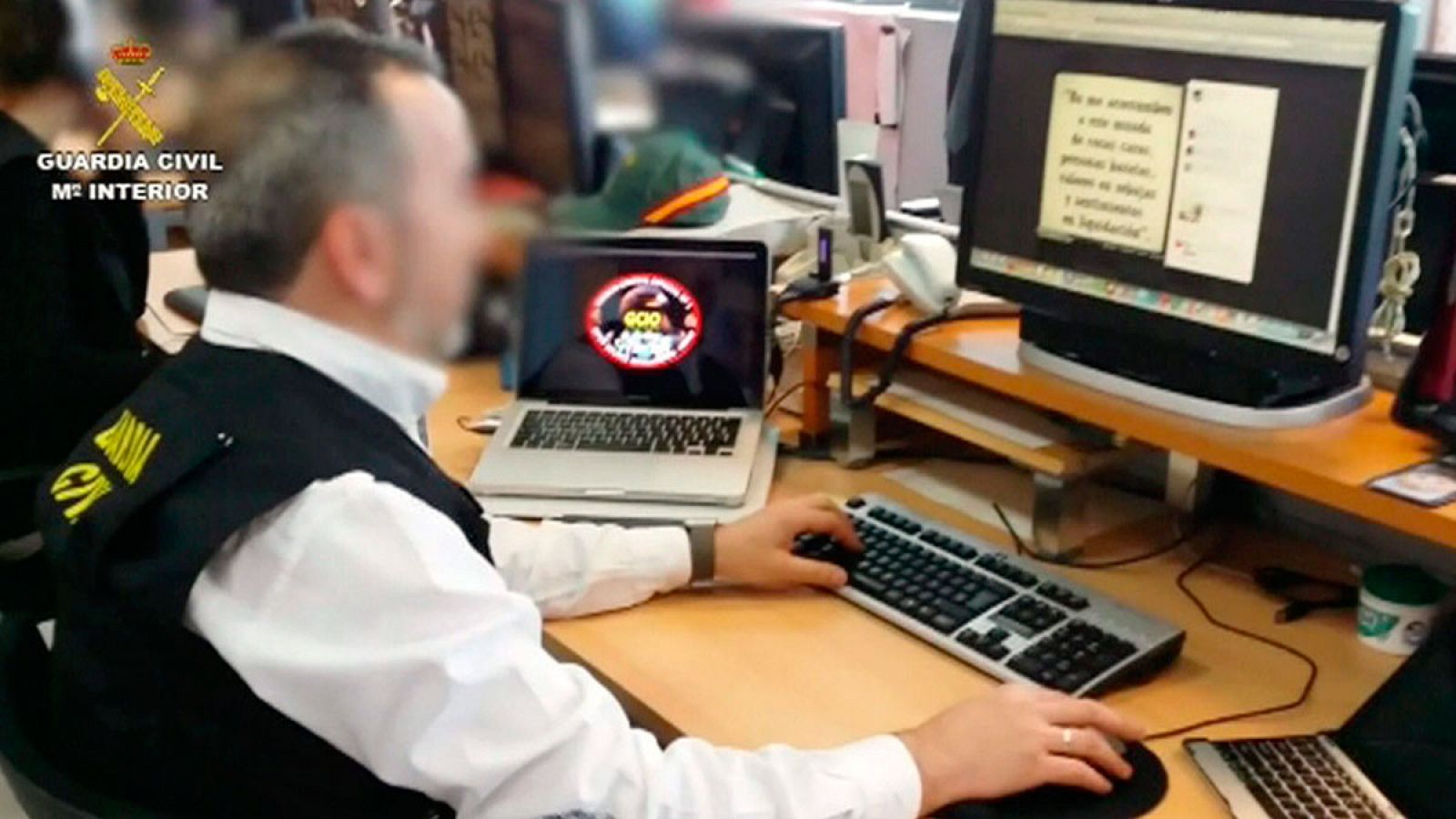 Segunda fase de la denominada operación Araña contra el enaltecimiento del terrorismo en la red