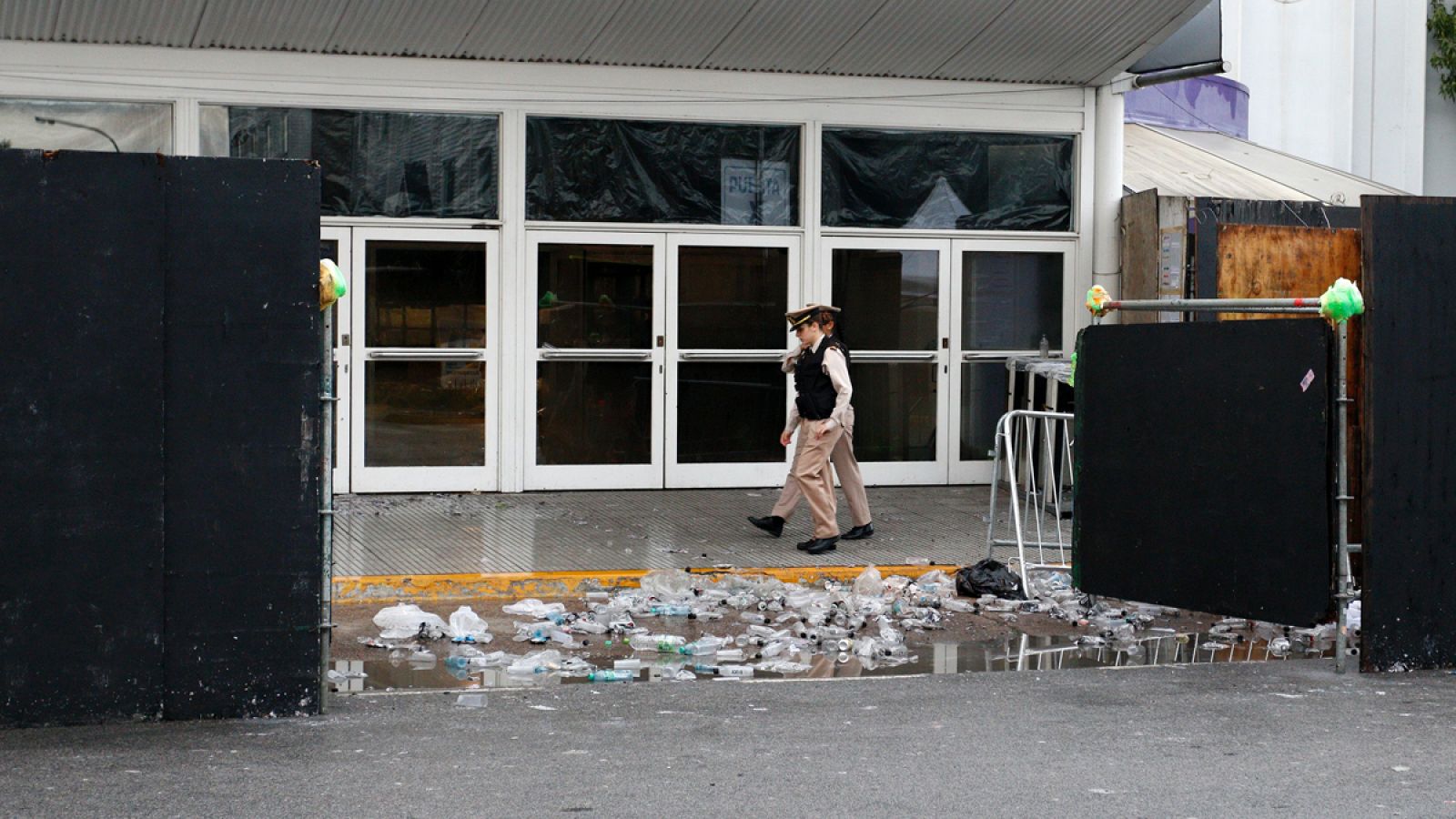 La zona de eventos Costa Salguero, en Buenos Aires, donde se celebraba el festival.