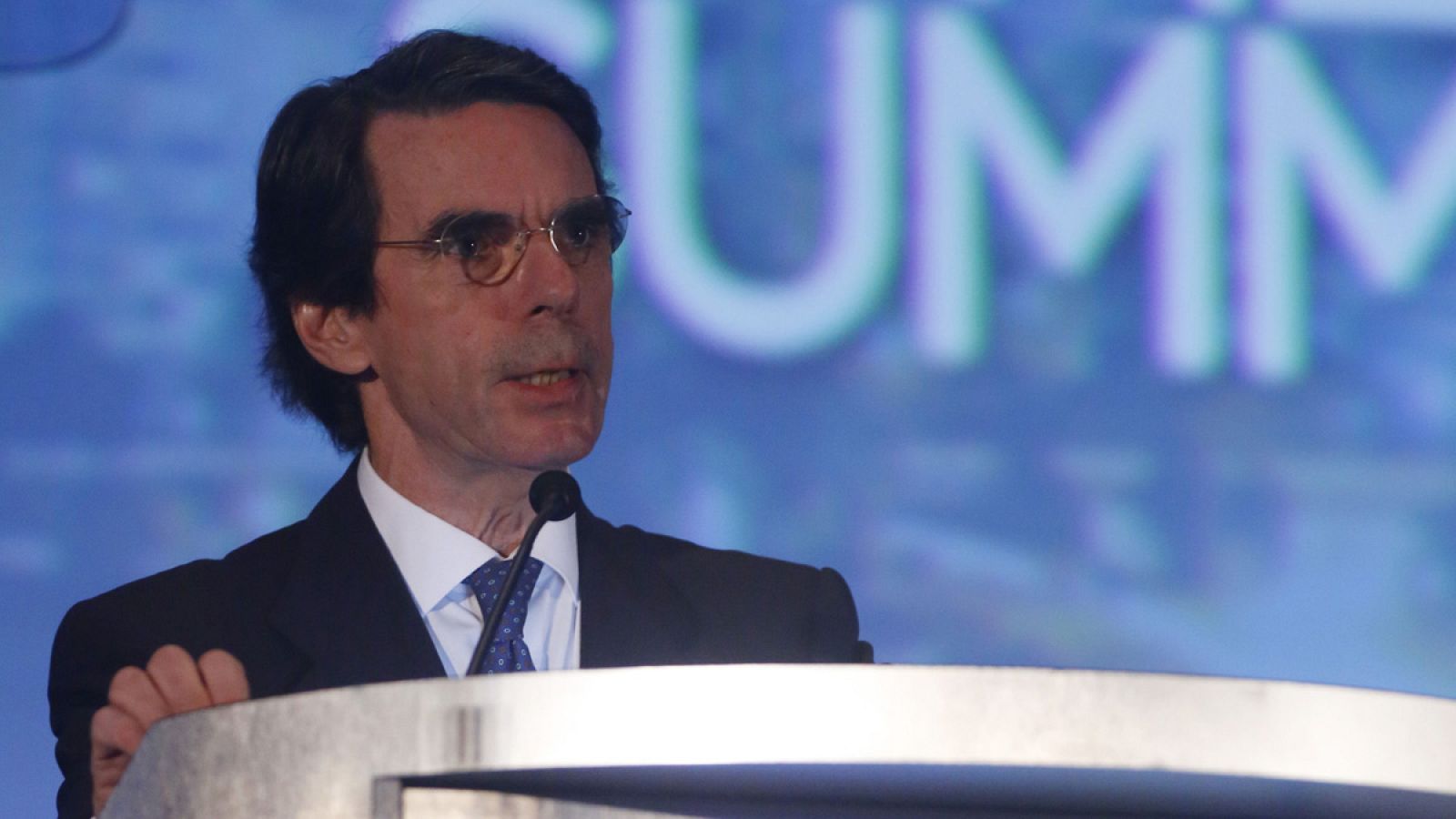 El expresidente del Gobierno José María Aznar (1996-2004) durante el encuentro económico Puerto Rico Investment Summit en San Juan el pasado 11 de febrero