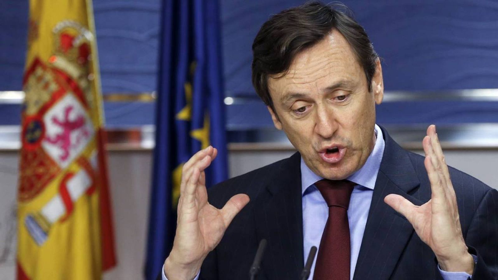El portavoz parlamentario del PP, Rafael Hernando