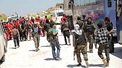 Medio millar de civiles evacuados en medio de los peores ataques desde que empezó la tregua en Siria