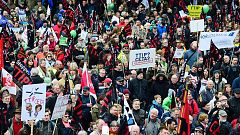 Multitudinarias manifestaciones en Alemania contra el tratado de libre comercio entre la UE y EE.UU.
