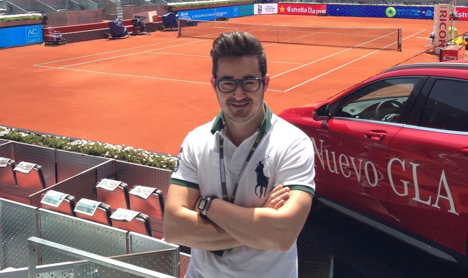 Jefe de los servicios médicos del Mutua Madrid Open, Tomás Pérez.