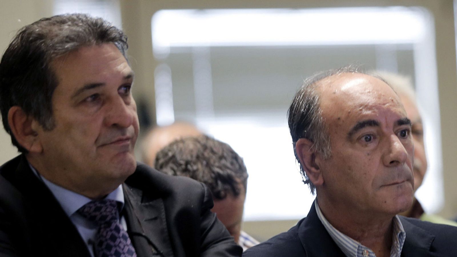 Antonio Rincón (i), exdirector técnico, y Justo Valverde, exjefe de contratación de Terra Mítica