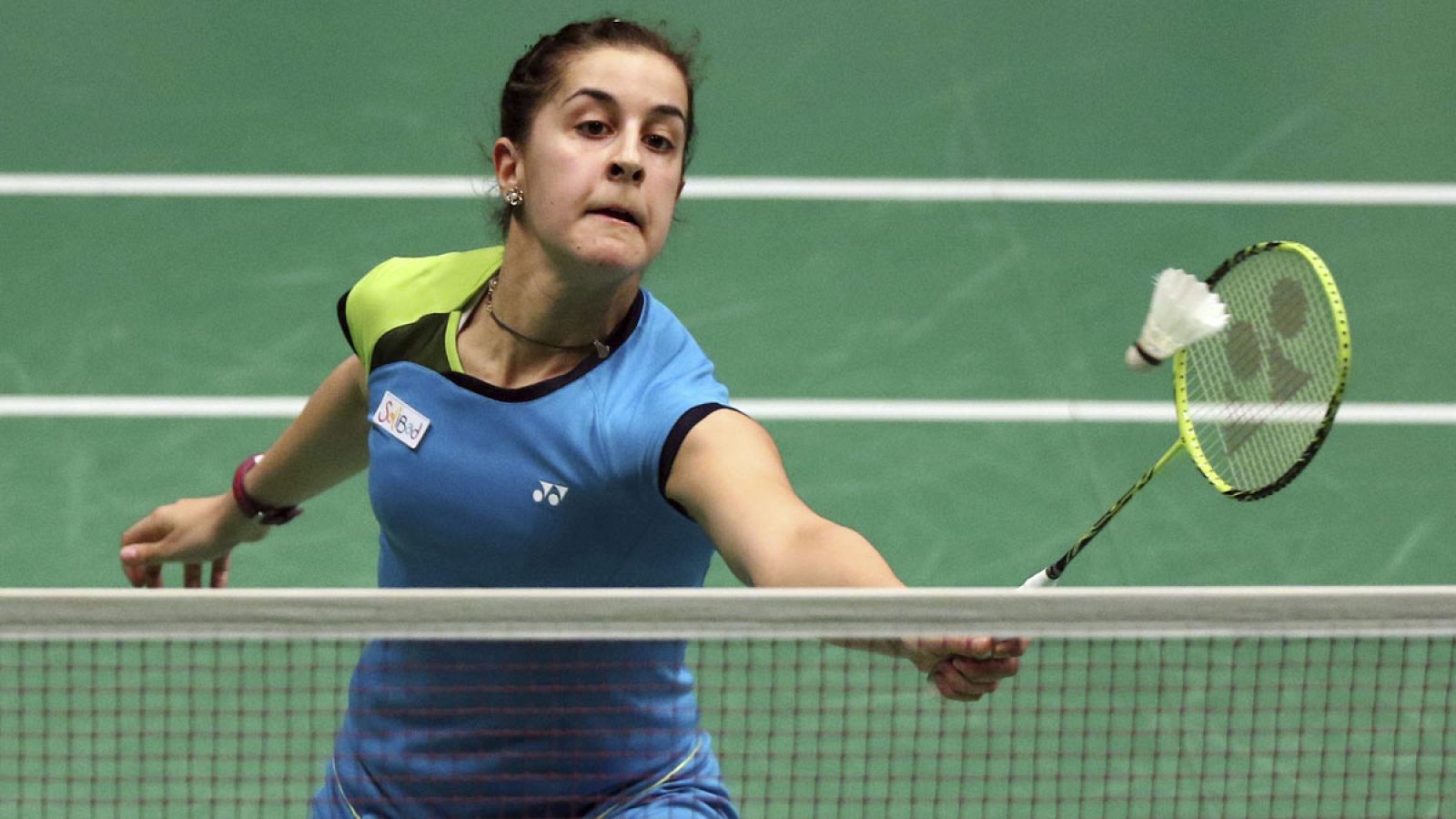 Carolina Marín, en los octavos de final del Campeonato Europeo de Bádminton