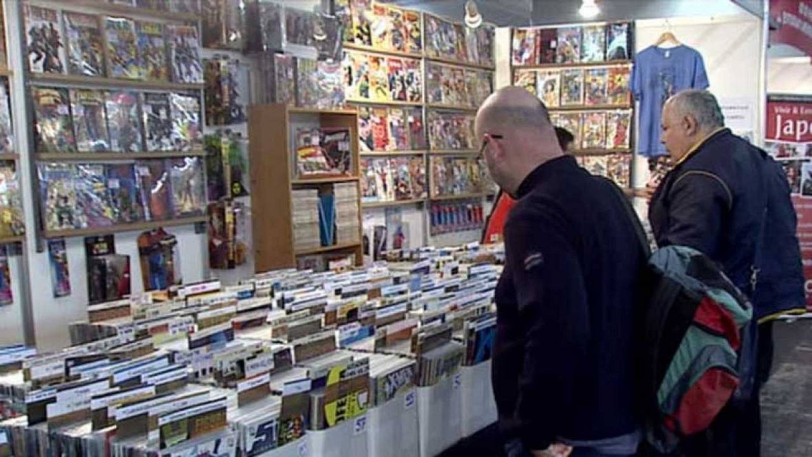 Aficionados en el Salón del Cómic de Barcelona