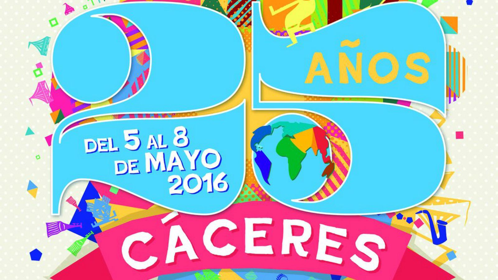 Este domingo celebramos 25 años de Womad Cáceres