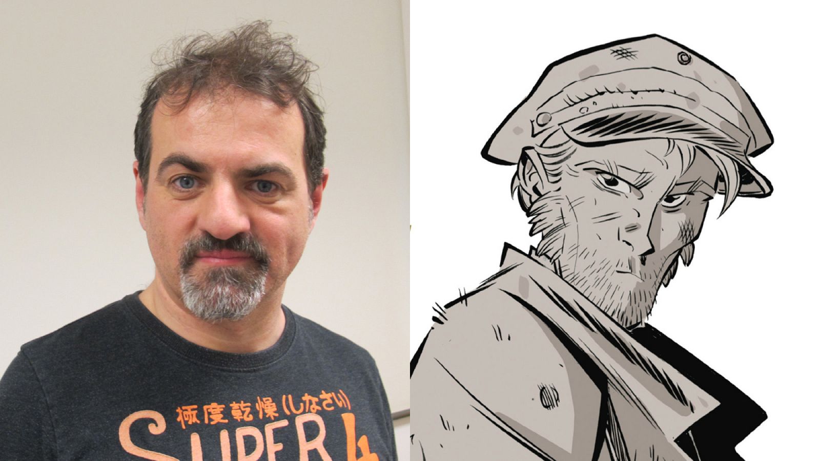 Pierre Alary y su personaje, Silas Corey