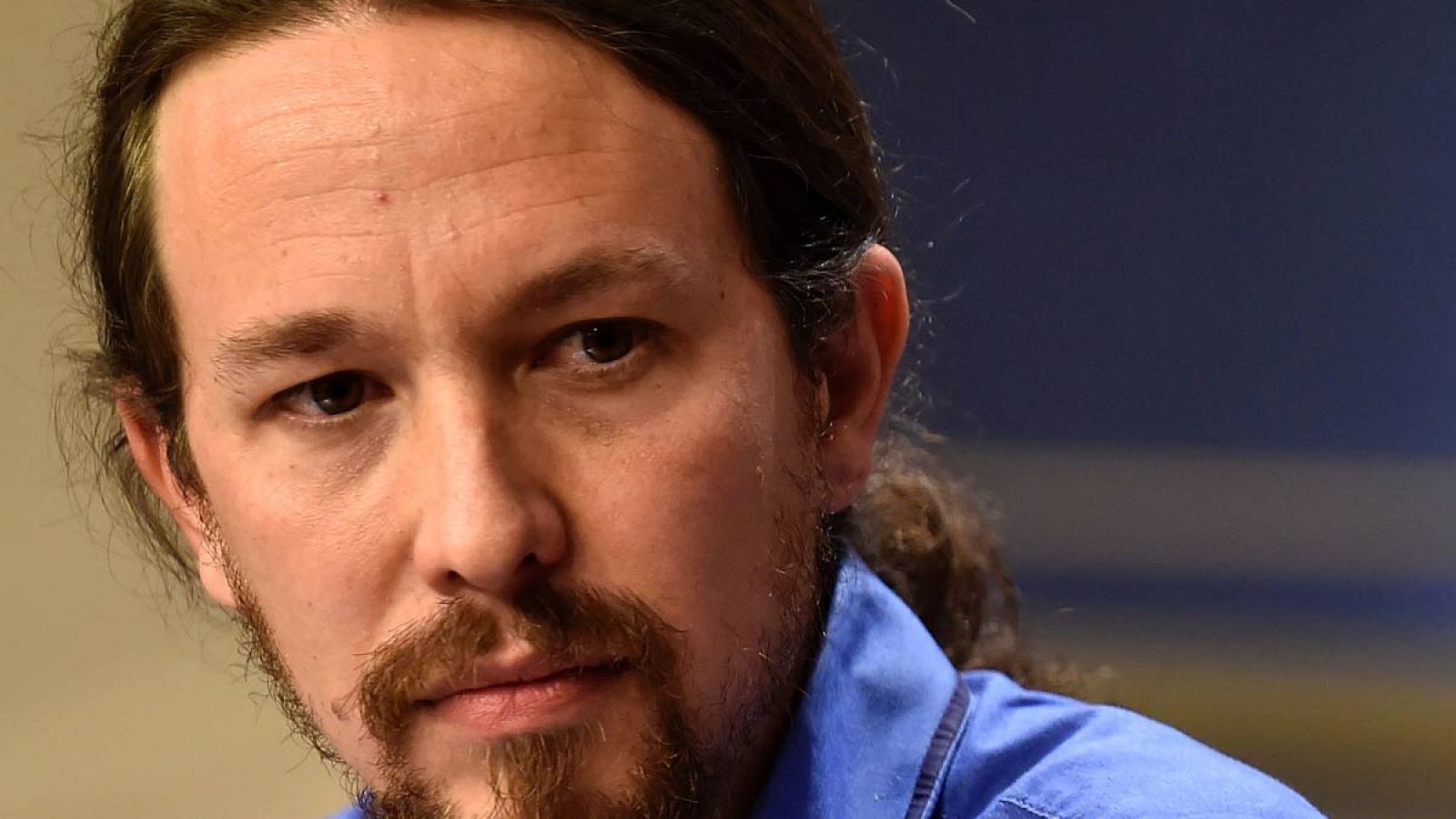 El secretario general de Podemos, Pablo Iglesias