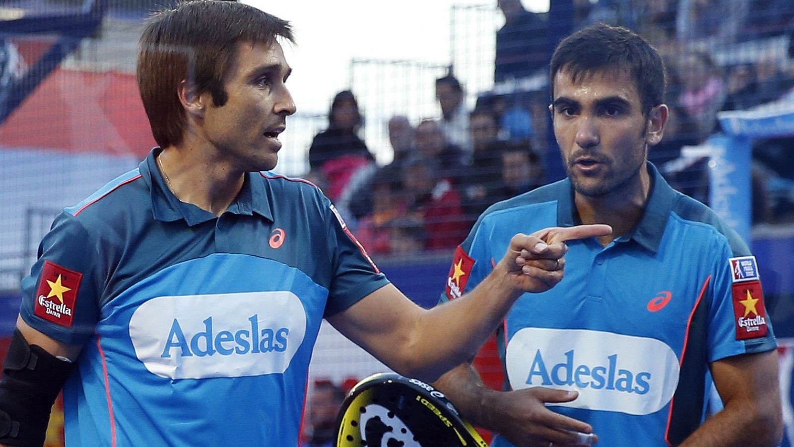 Belasteguín y Lima, en un momento del torneo