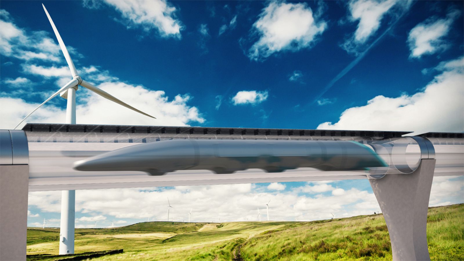 Este sistema eliminará la necesidad de centrales eléctricas a lo largo de las líneas Hyperloop.