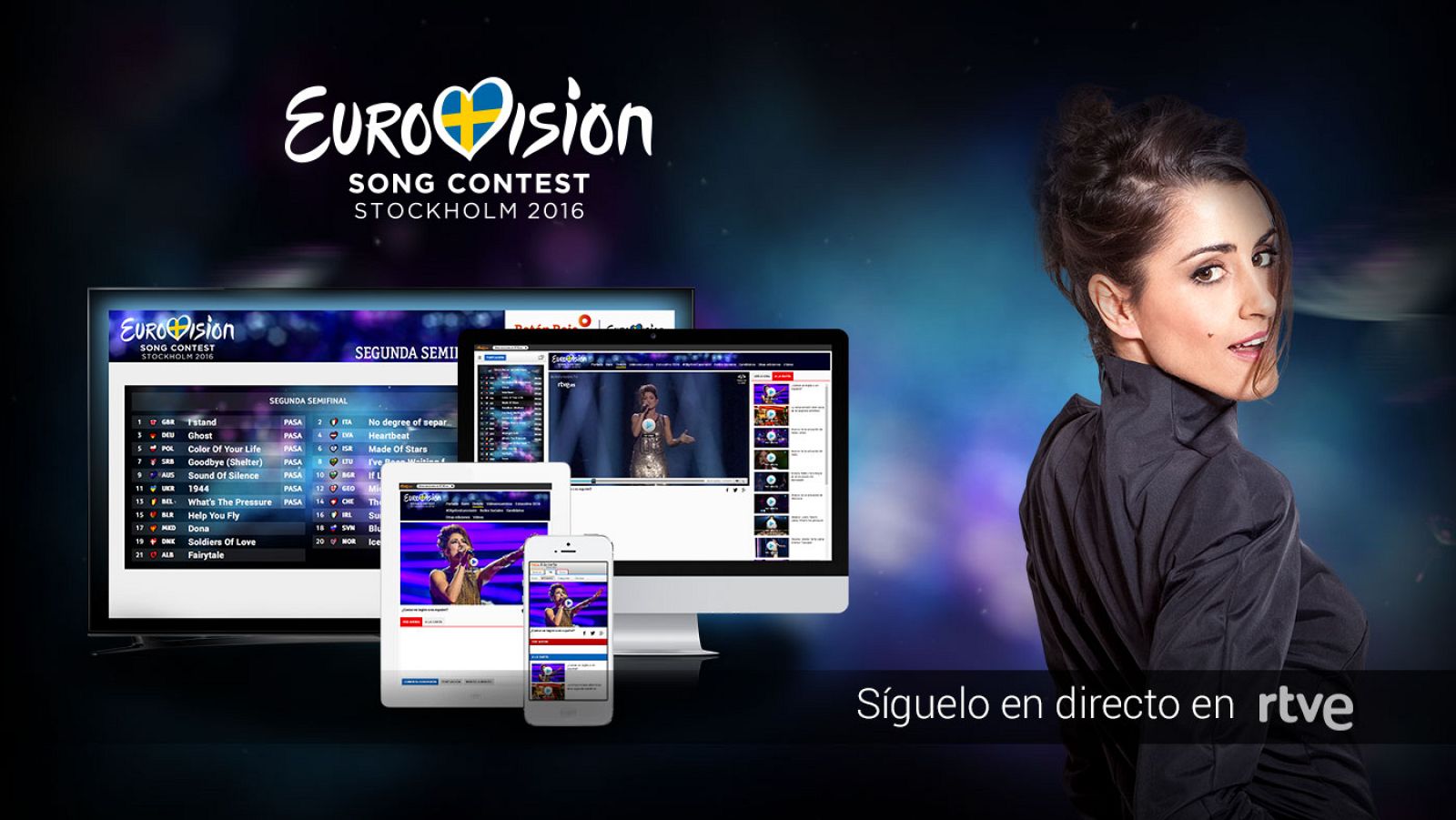 Sigue la final de Eurovisión en directo en RTVE.es