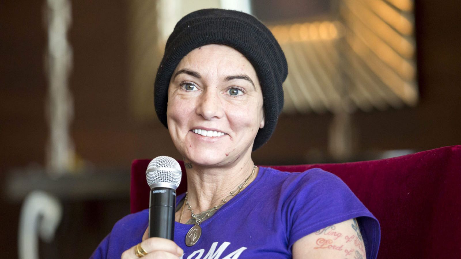 La cantante Sinead O'Connor durante el Festival de Primavera de Budapest